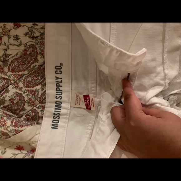 White Jean Shorts - Picture 2 of 2